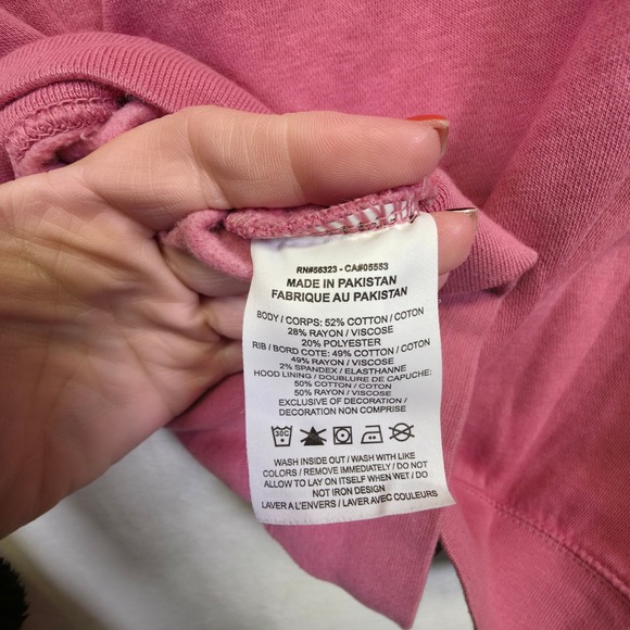 Nike Hoodie Womens L Pink Athleisure Pullover Sweatshirt Casual Cozy - Picture 7 of 14
